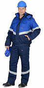 Комплект зимний Навигатор куртка/полукомбинезон синий тк. смесовая СОП-50 (арт.с-02902)