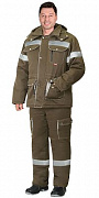 Комплект зимний Титан куртка/полукомбинезон хаки тк. смесовая СОП-50 (арт.с-114961)