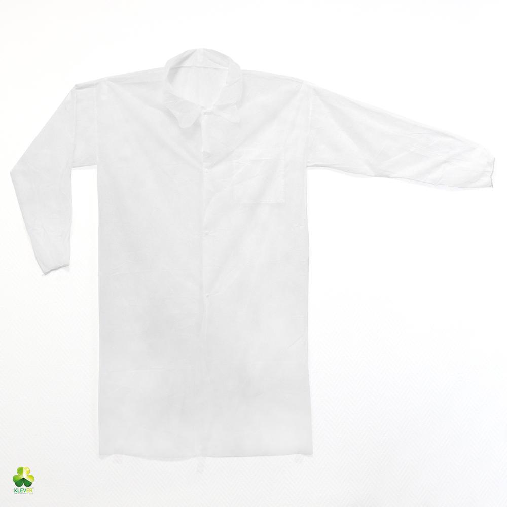 Халат посетителя одноразовый белый Халат посетителя одноразовый белый