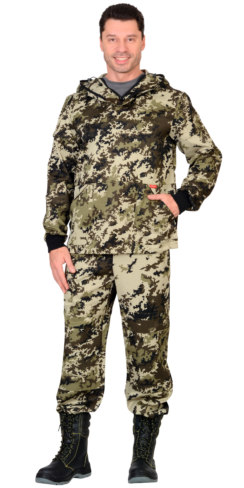 Костюм противоэнцефалитный Антигнус куртка/брюки КМФ Пиксель тк.смесовая (арт.с-100235)