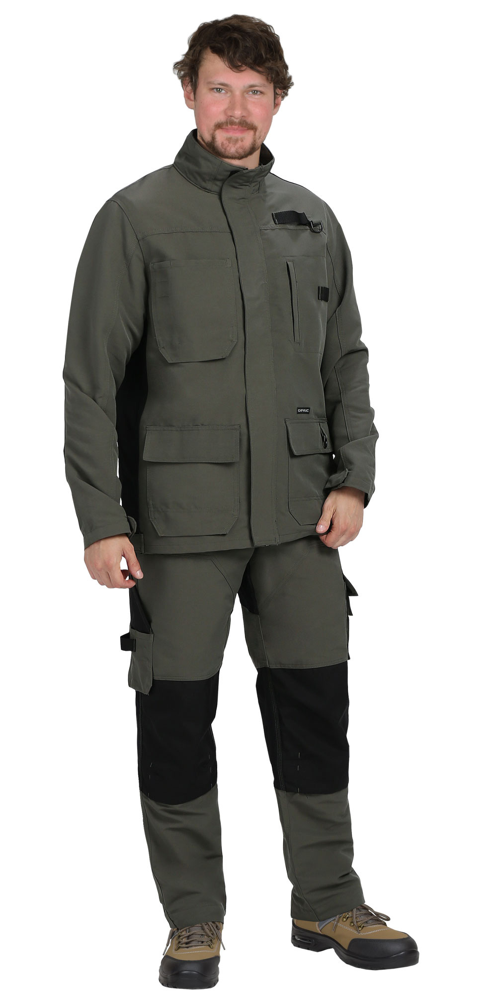 Костюм рабочий Тритон хаки/черн с-146240