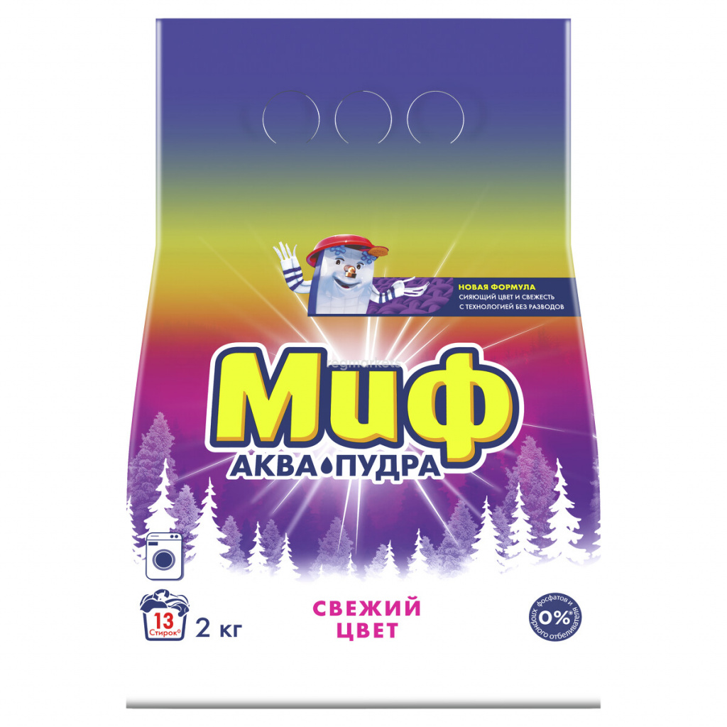 Порошок стиральный Миф автомат 2кг
