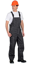 *Полукомбинезон рабочий Престиж серый тк.Смесовая (арт.с-04196)
