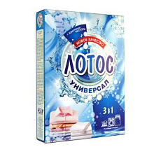 Порошок стиральный Лотос Универсал (Флора) коробка 450гр/24  арт.000061