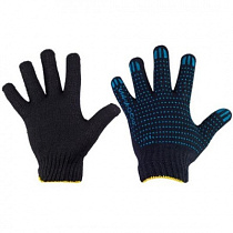 Перчатки х/б с ПВХ 5-ти нитка 7,5кл  (арт.002242)