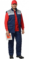 Жилет утепленный Спец сине-серый (ар.с-05876)
