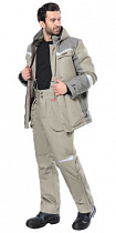 Костюм зимний Озон куртка,брюки св.оливковый с т.оливковым с-124050