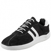 *Кроссовки Люкс ПУ велюровые черные (арт. с-108720)