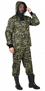 Костюм противоэнцефалитный Антигнус куртка/брюки КМФ Трава тк.смесовая (арт.с-118206)