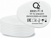 Предфильтр противоаэрозольный О2 8N95P1 R (аналог 3М 5911)