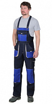 *Полукомбинезон рабочий Двин синий/васильковый тк.Смесовая (арт.с-141365)