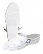 *Сабо кожаные ЛЮКС женские ПВХ (арт. с-00909)