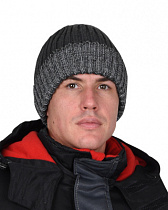Шапка зимняя трикотажная с СВ элементвми утепл.тинсулейт с-156570