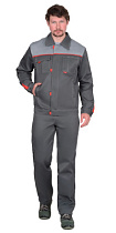 Костюм рабочий Фаворит куртка/брюки серый тк.Смесовая (арт.с-04027)