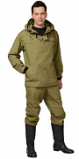 Костюм противоэнцефалитный Антигнус-260 куртка/брюки хаки 100% х/б (арт.с-01664)