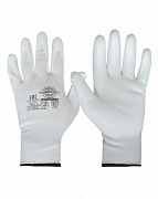 Перчатки НейпПол-Б нейлон/полиуретан белый (арт.с-03054)