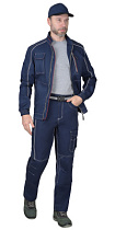 Костюм рабочий Алекс куртка/брюки синий тк.Смесовая (арт. с-107990)