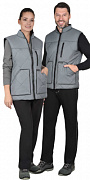 Жилет утепленный Европа графит (арт.с-120665)