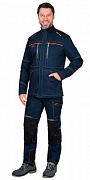 Куртка рабочая Шатл-Росс синяя/черная тк.Смесовая СОП (арт.с-133672)
