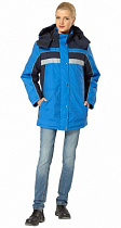 Куртка утепл.Омега жен.синтеп. вас/синий РАСПРОДАЖА